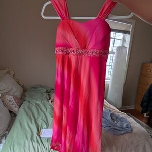 Speechless Coral and Pink Dress